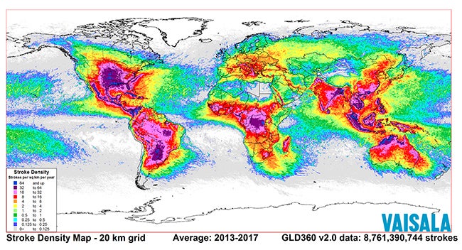 lightning strike tracker