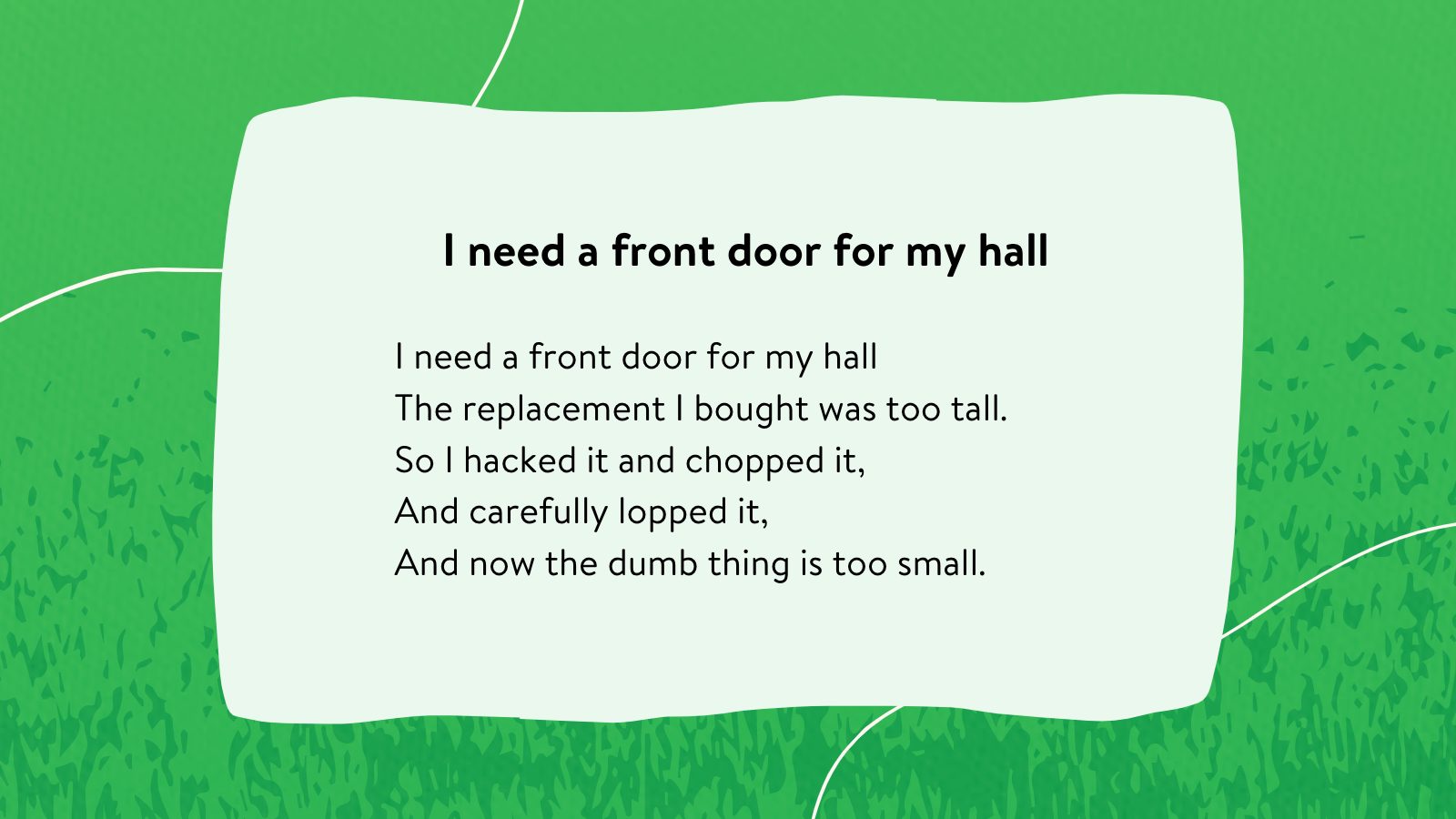 limericks for kids