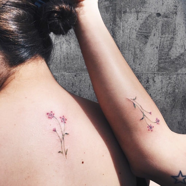 little flower tattoos