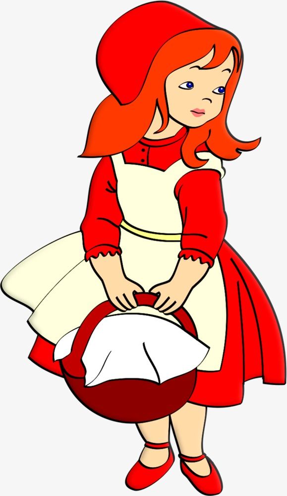 little red riding hood clipart