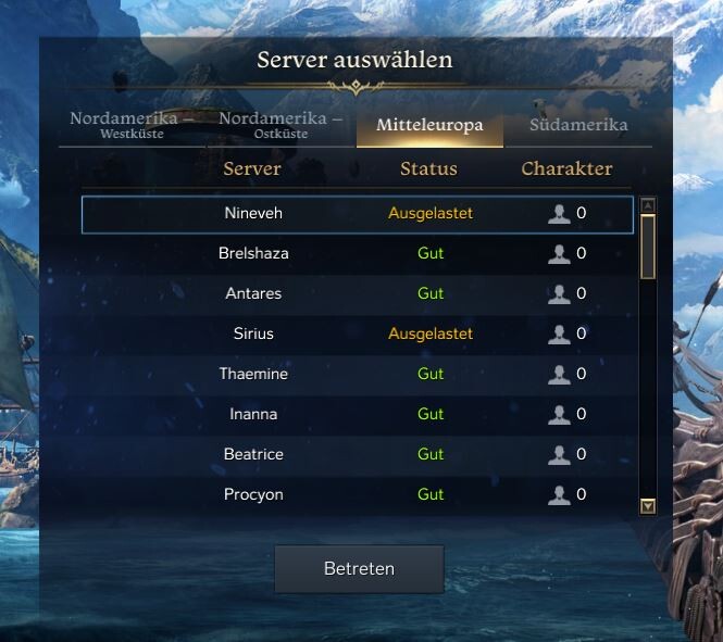 lost ark servers