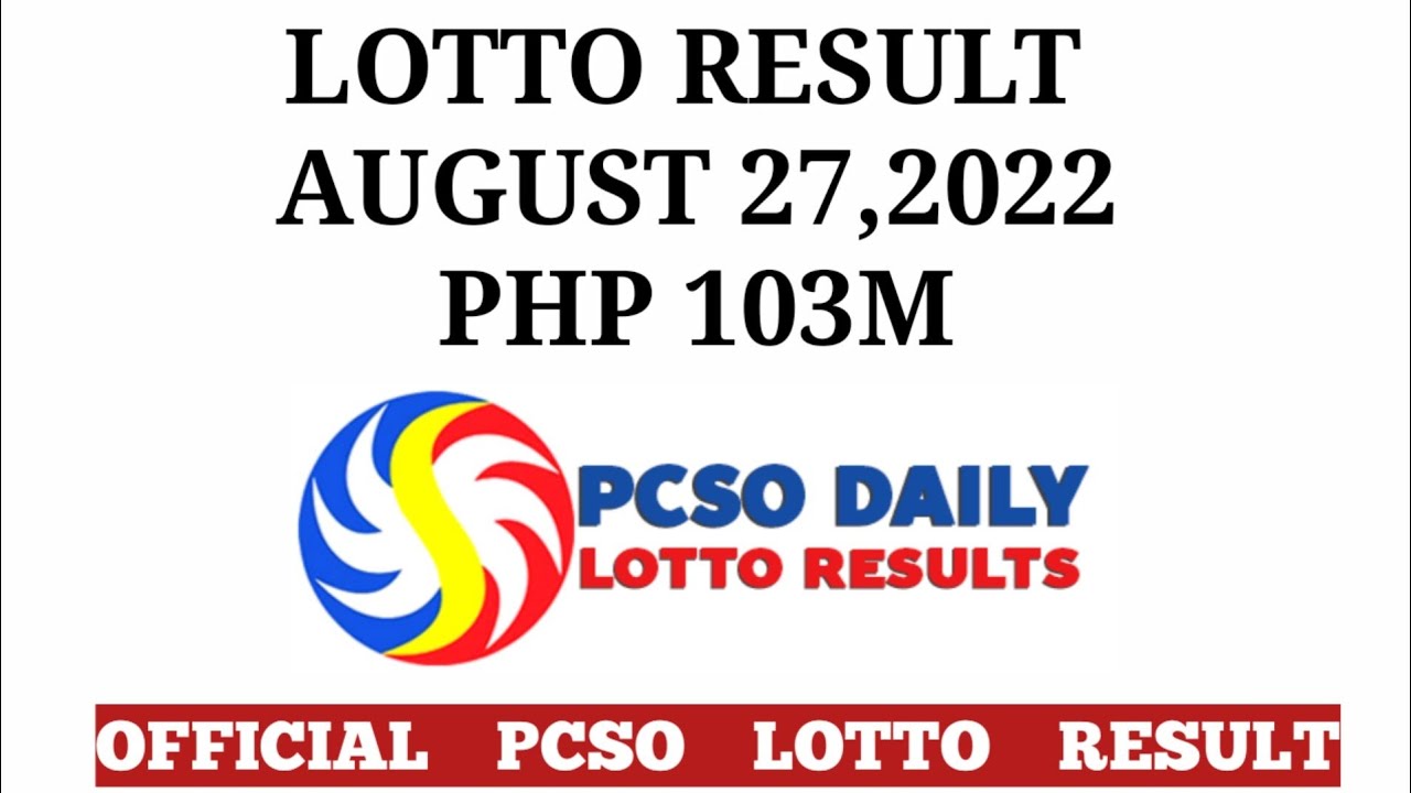 lotto result august 27 2022