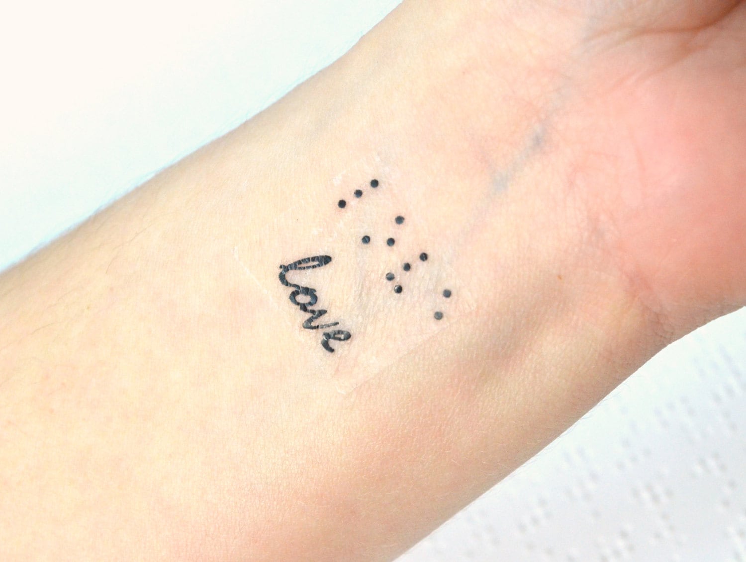 love is blind braille tattoo