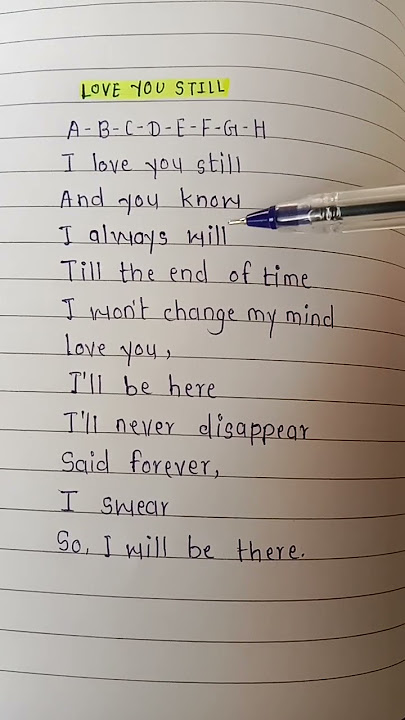 love you still lyrics