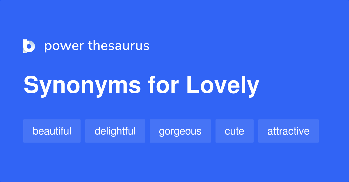 lovely synonyms