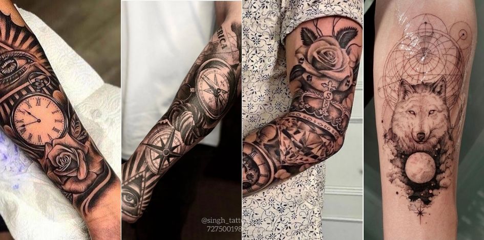 lower arm tattoos for guys