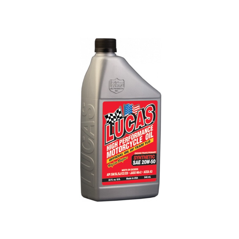 lucas synthetic 20w50 motorcycle oil