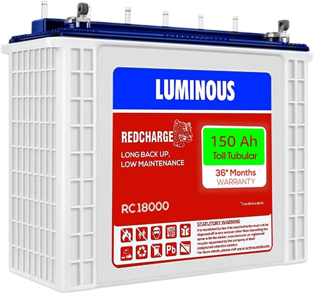 luminous 220 amp battery price