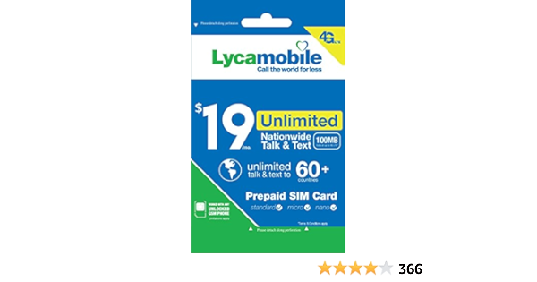 lycamobile $19 plan