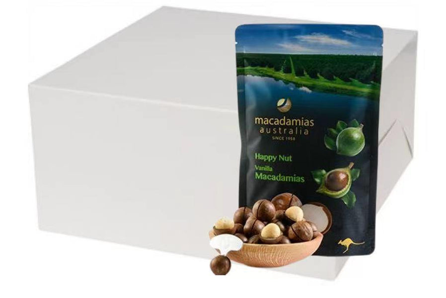 macadamias australia happy nut vanilla