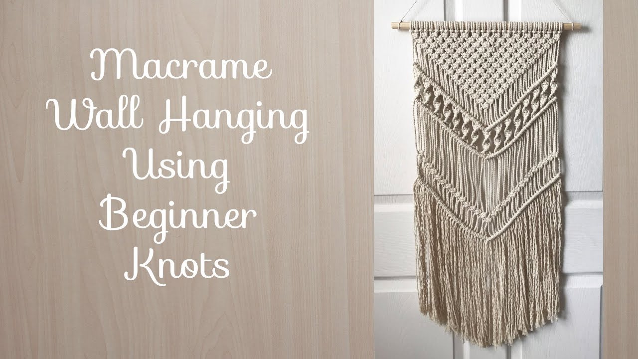 macrame wall hanging tutorial