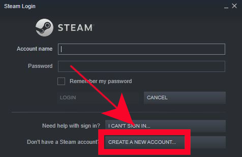 make a steam account