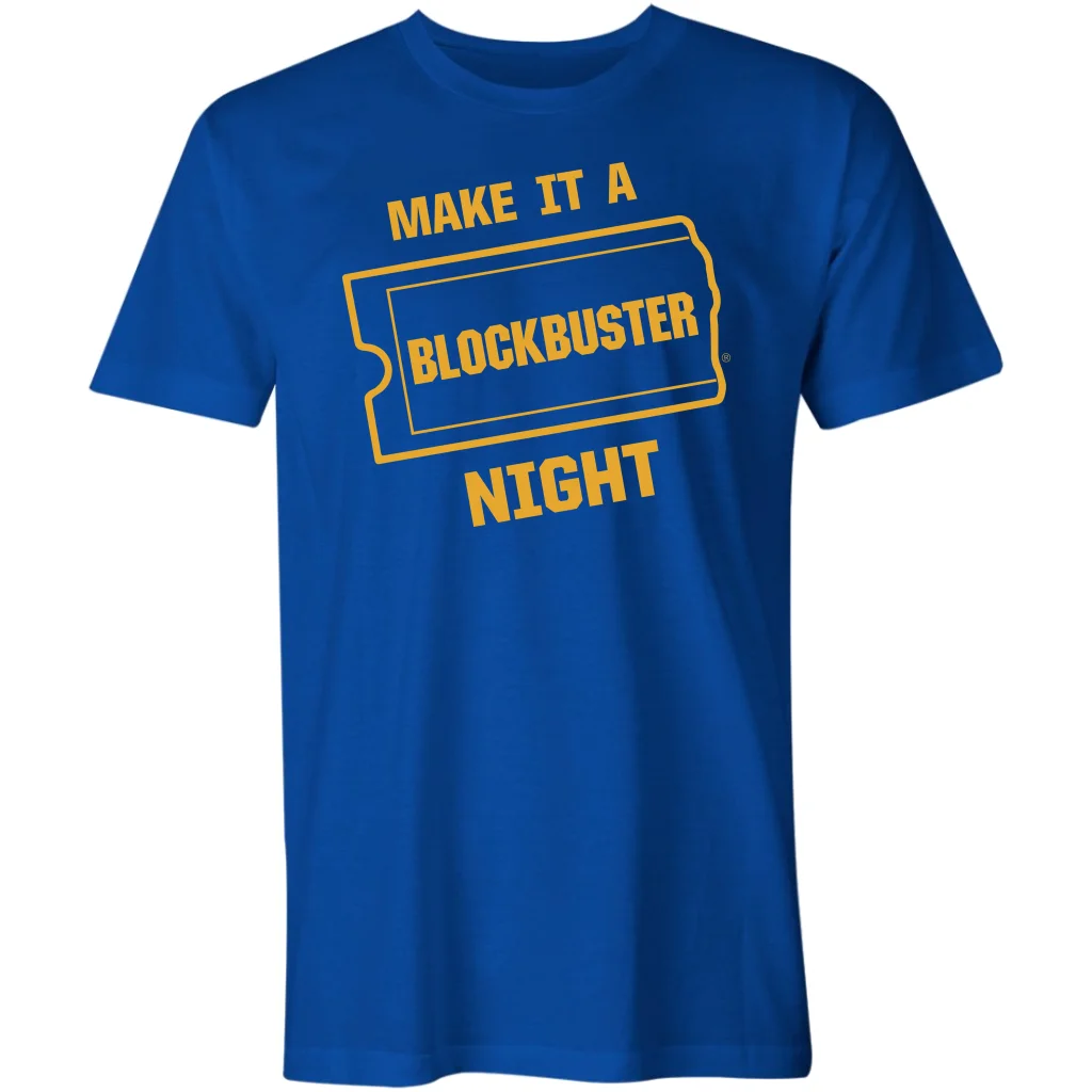 make it a blockbuster night shirt