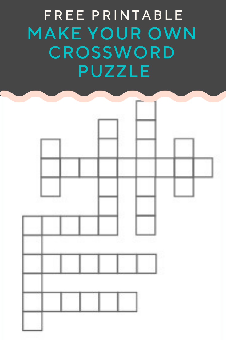 make your own crossword puzzle free