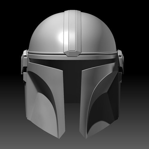 mando helmet 3d model