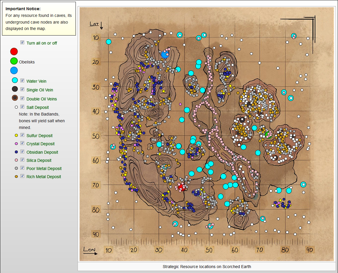 map ark scorched earth