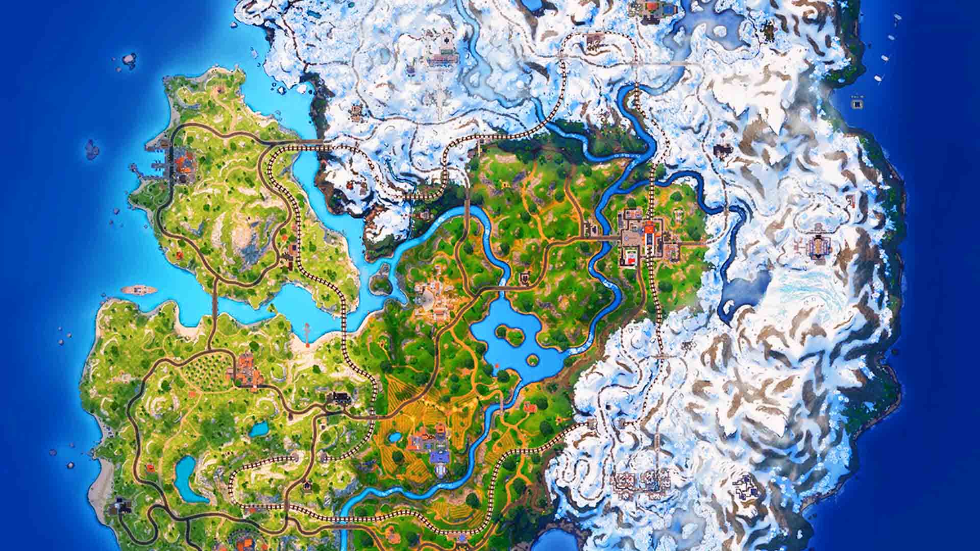 map fortnite battle royale