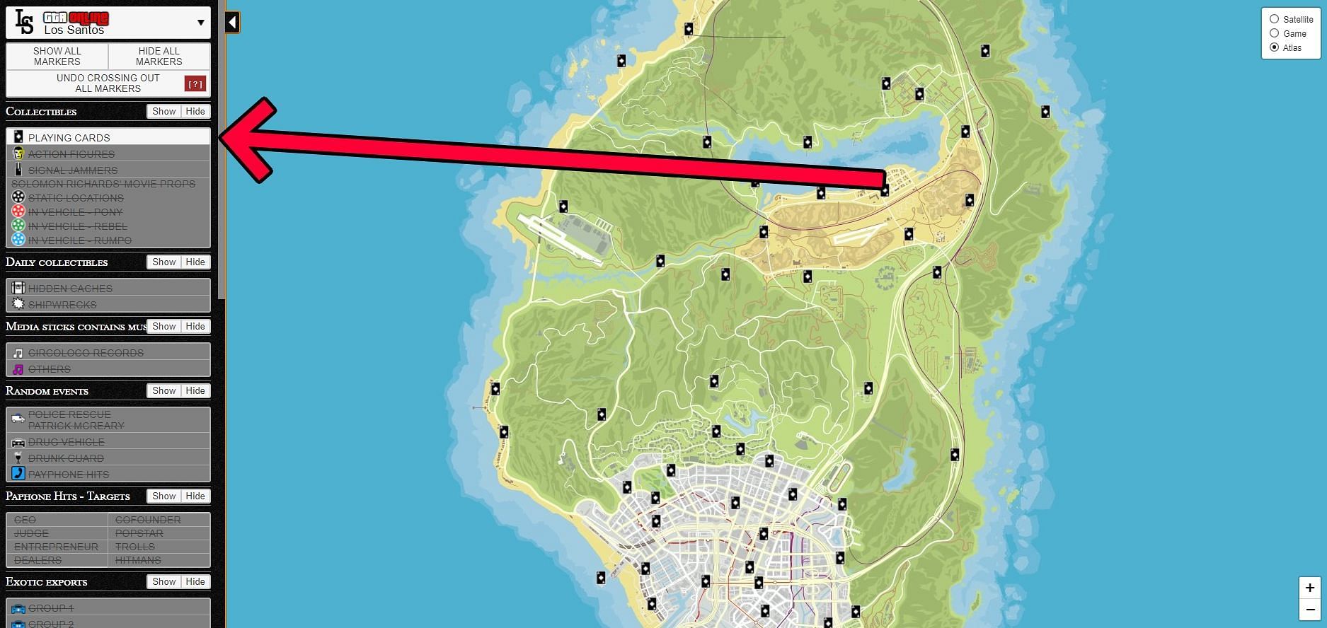 map interactive gta 5