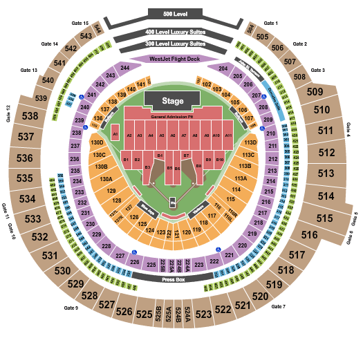 map of rogers center