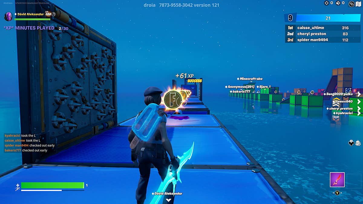 mapas de xp en fortnite