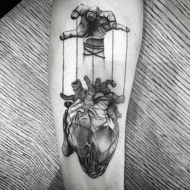 marionette puppet tattoo