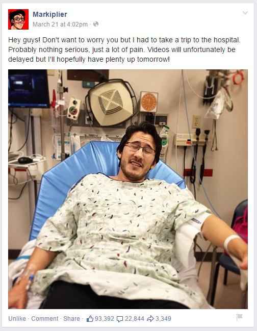 markiplier birthday hospital