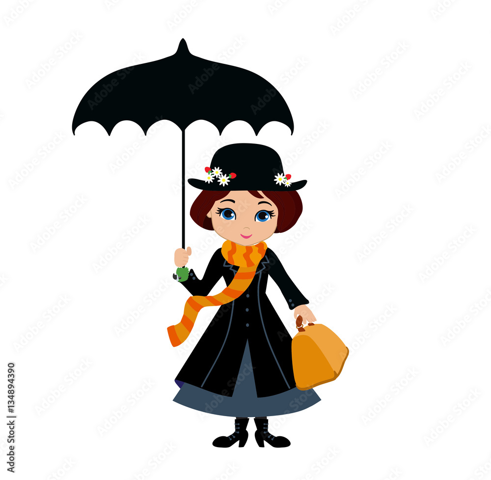 mary poppins vector