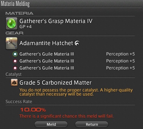 materia melding