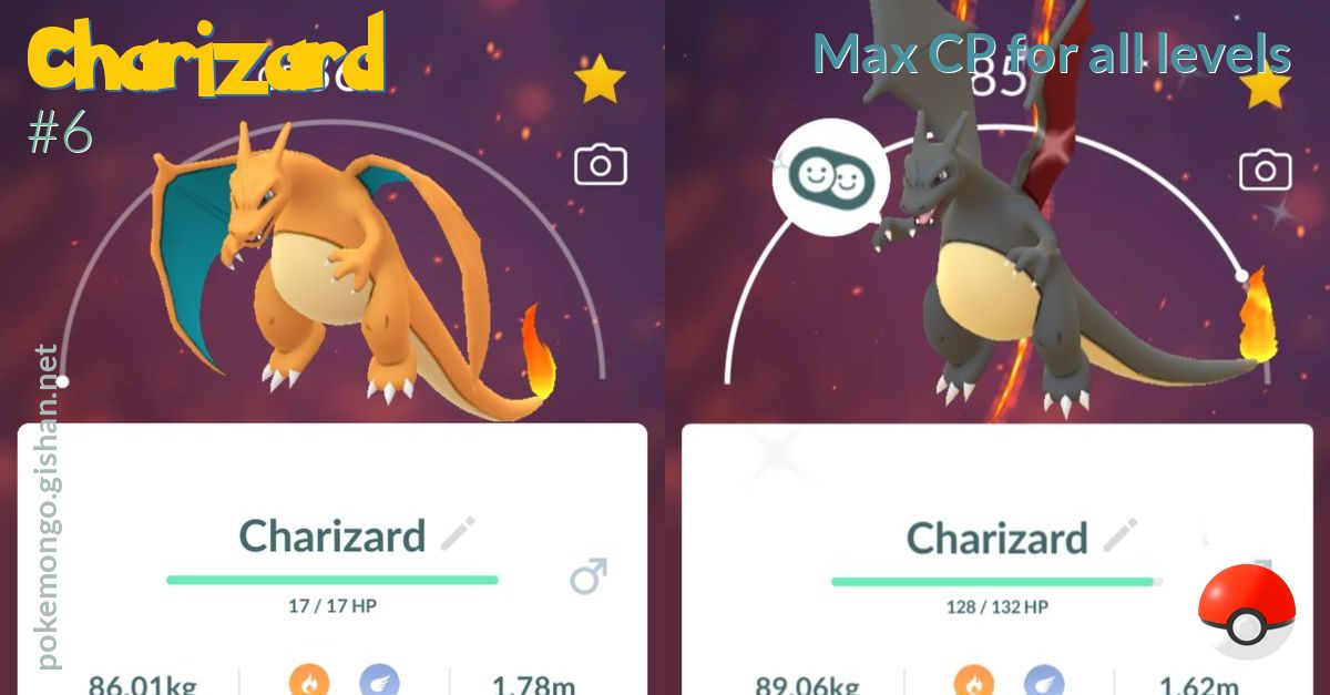 max cp pokemon go level