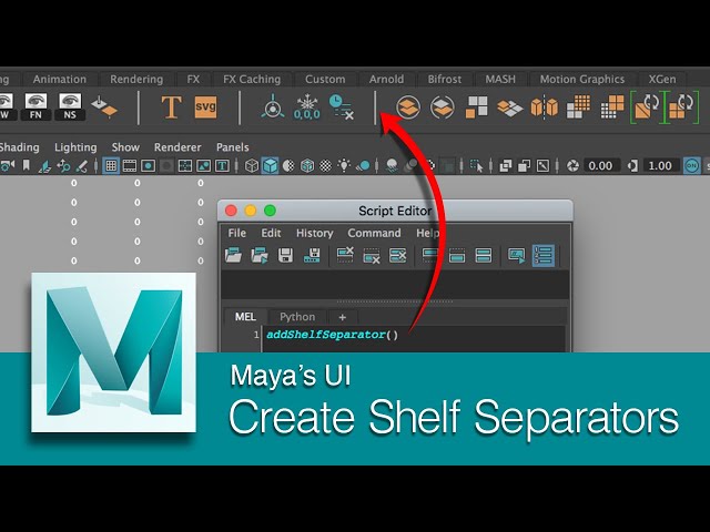 maya shelf separator