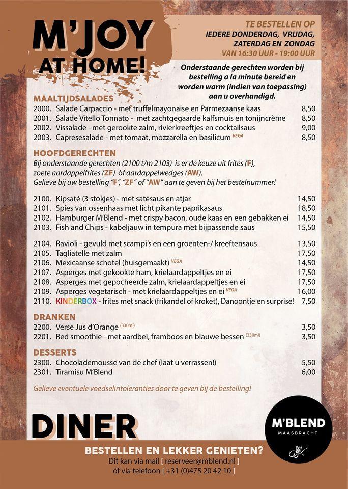 mblend menu