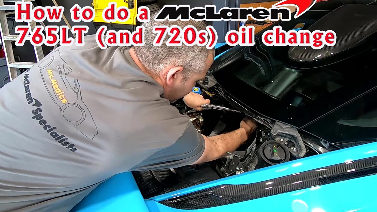 mclaren 720s oil change cost