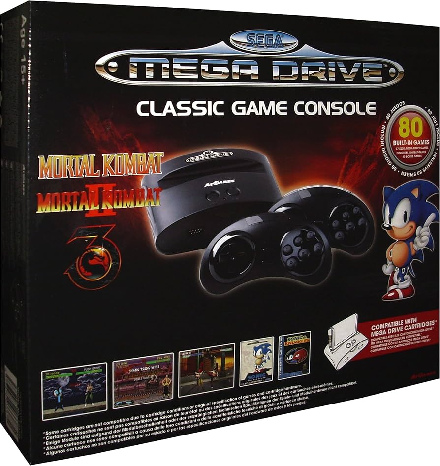 mega drive classic game console