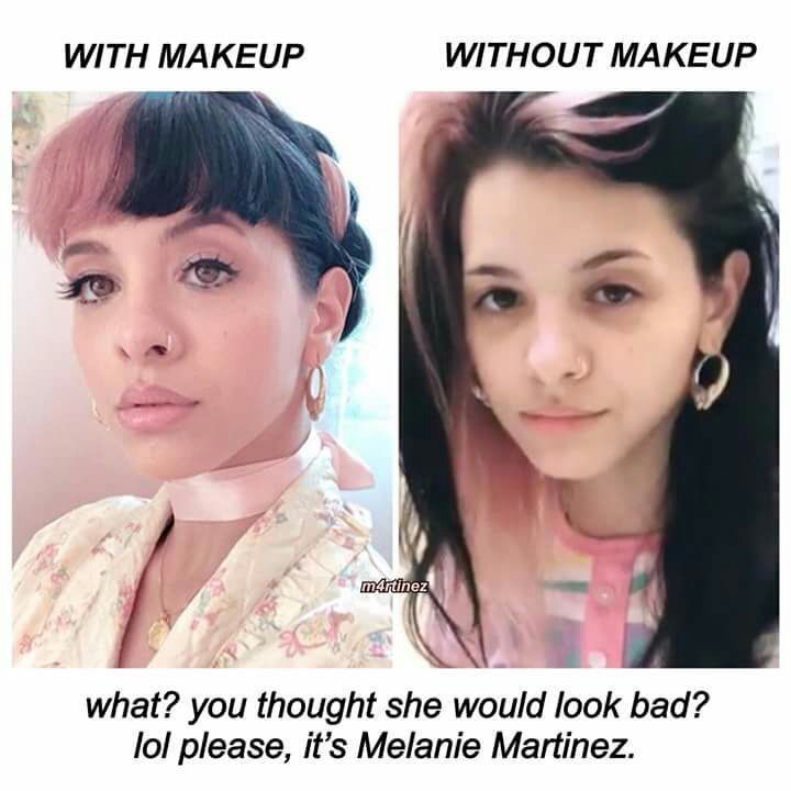 melanie martinez no makeup