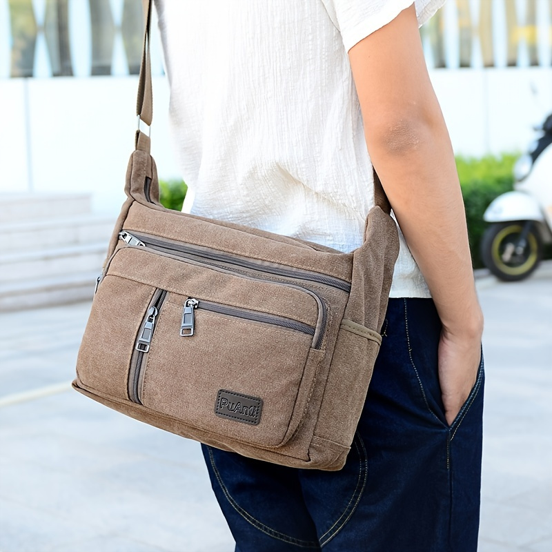 mens canvas shoulder bags