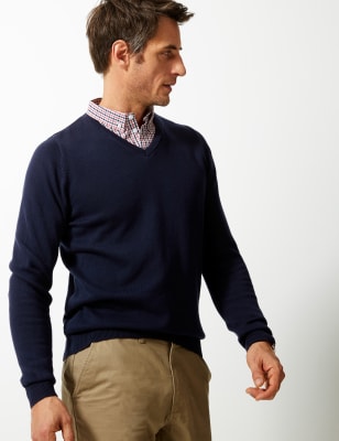 mens mock shirt jumper