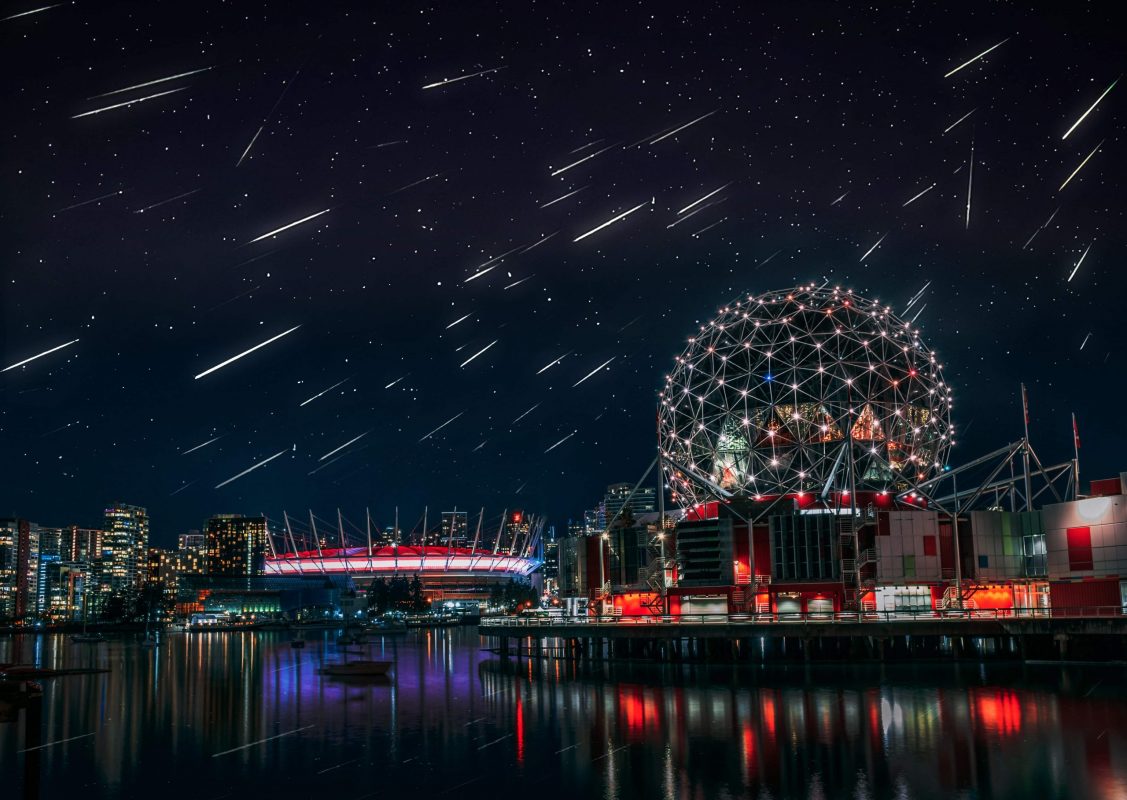 meteor shower vancouver time