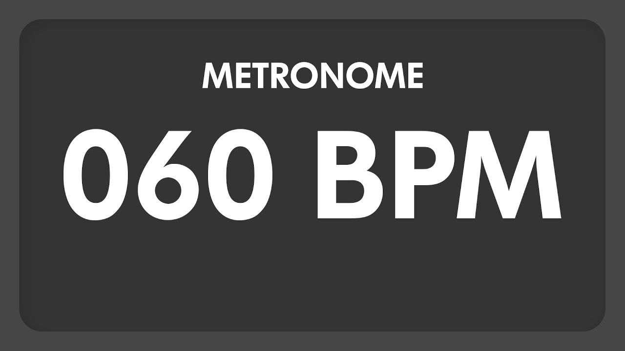 metronome beats per minute