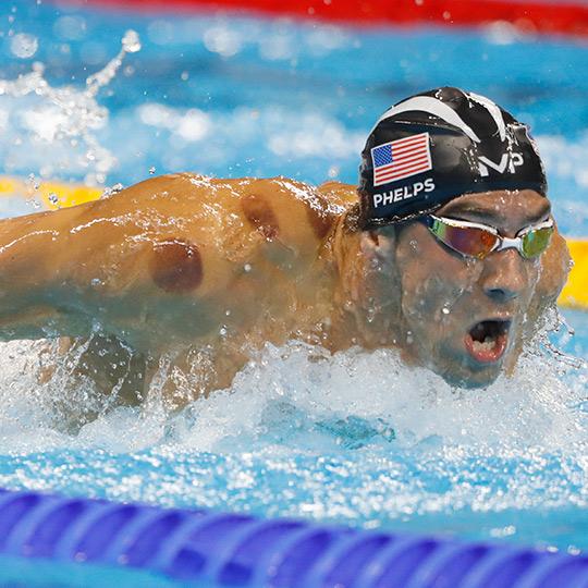 michael phelps cupping pictures