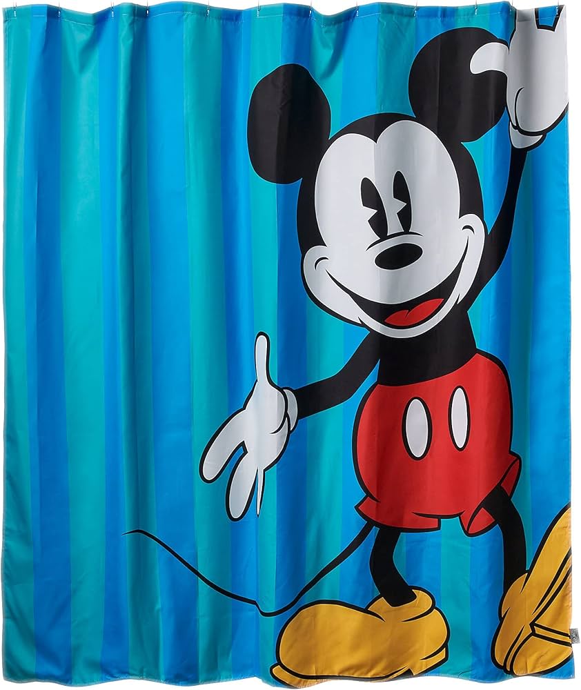 mickey mouse shower curtain