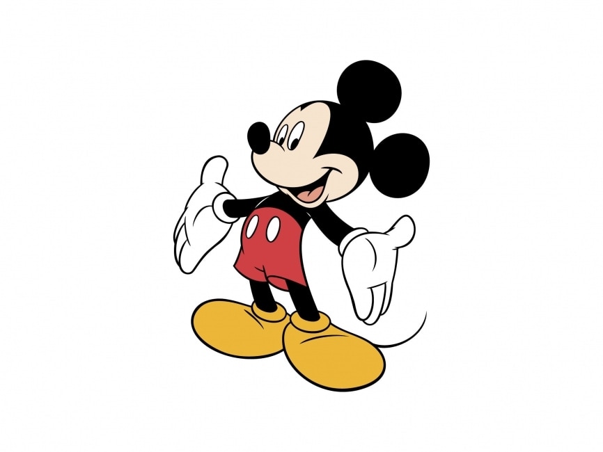 mickey mouse vector image