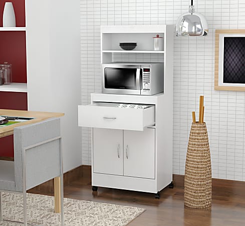 microwave storage cabinet