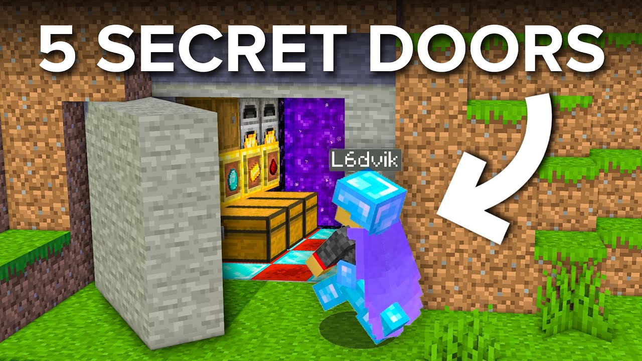 minecraft secret door