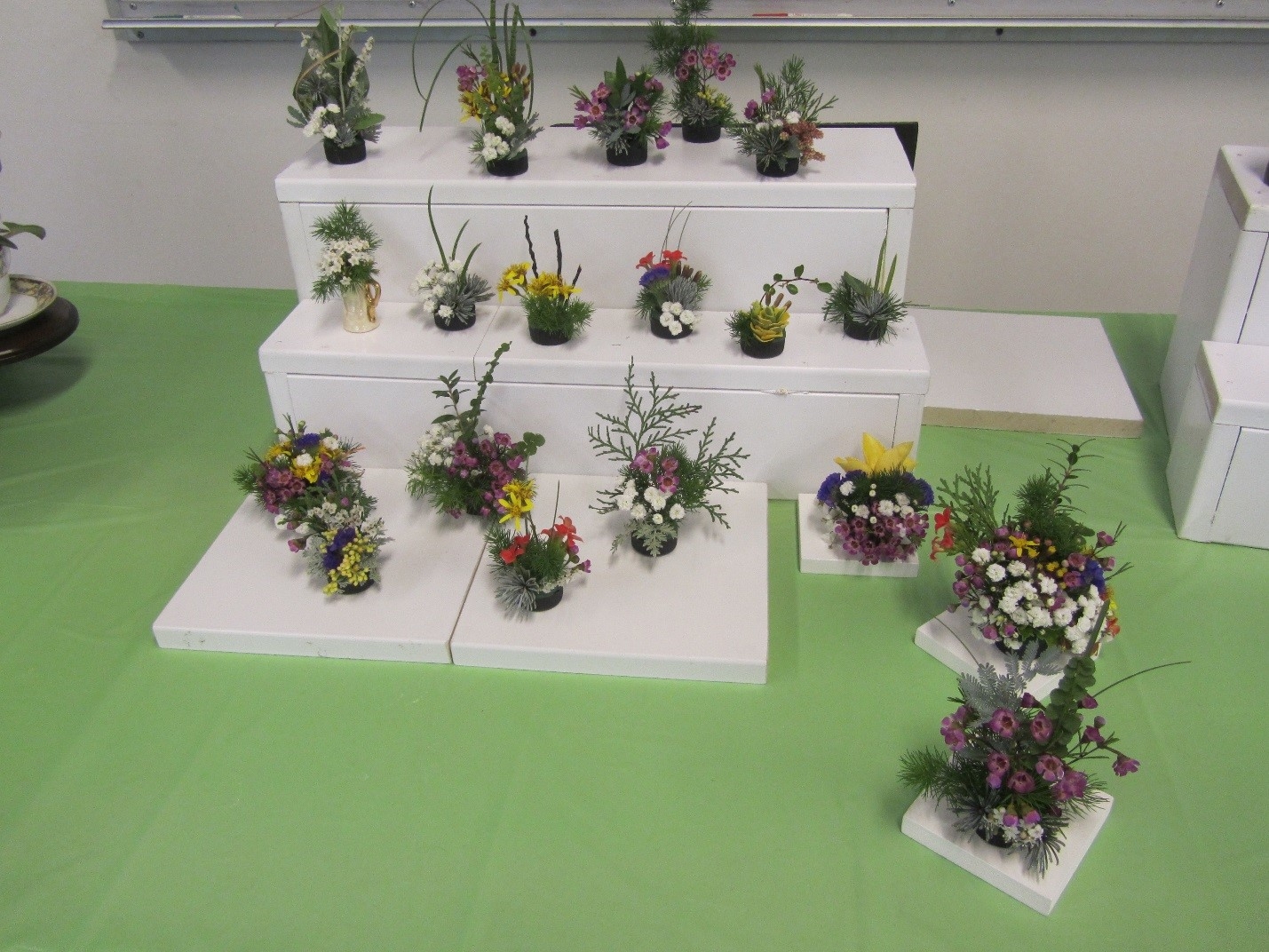 miniature flower arrangements