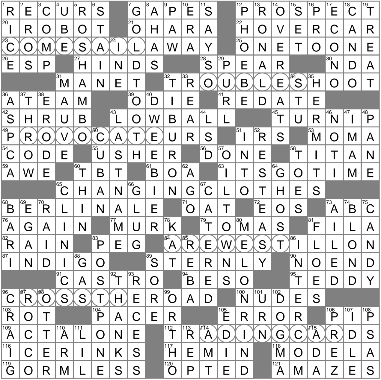 minors crossword clue