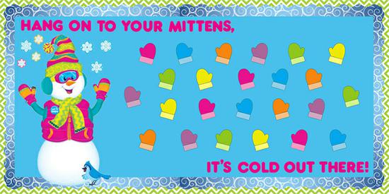 mitten bulletin board