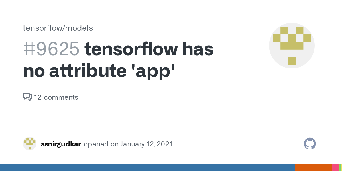 module tensorflow has no attribute app