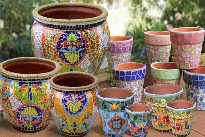 mosaic pots designs