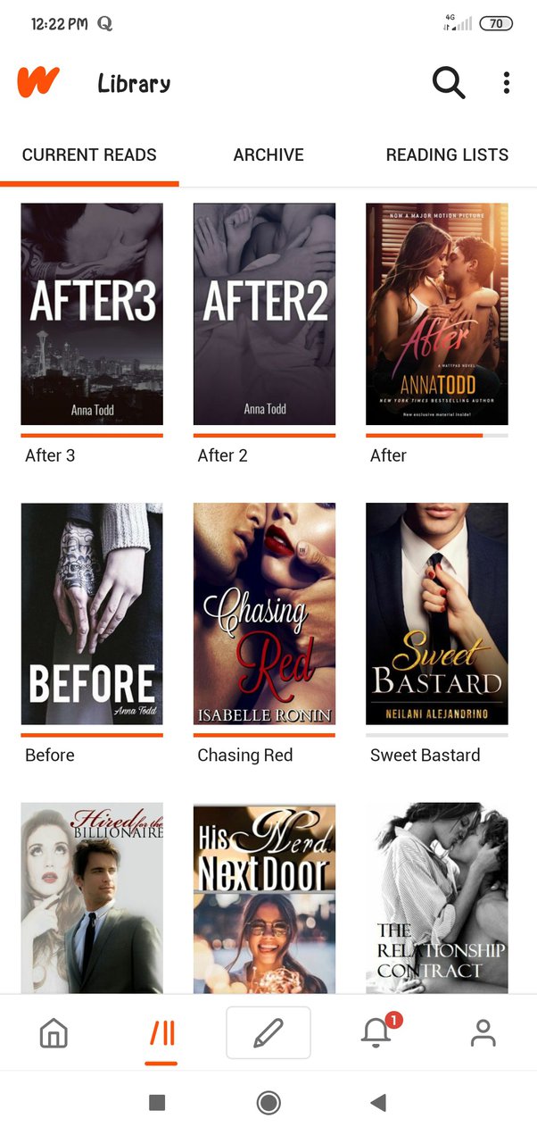 most read wattpad stories