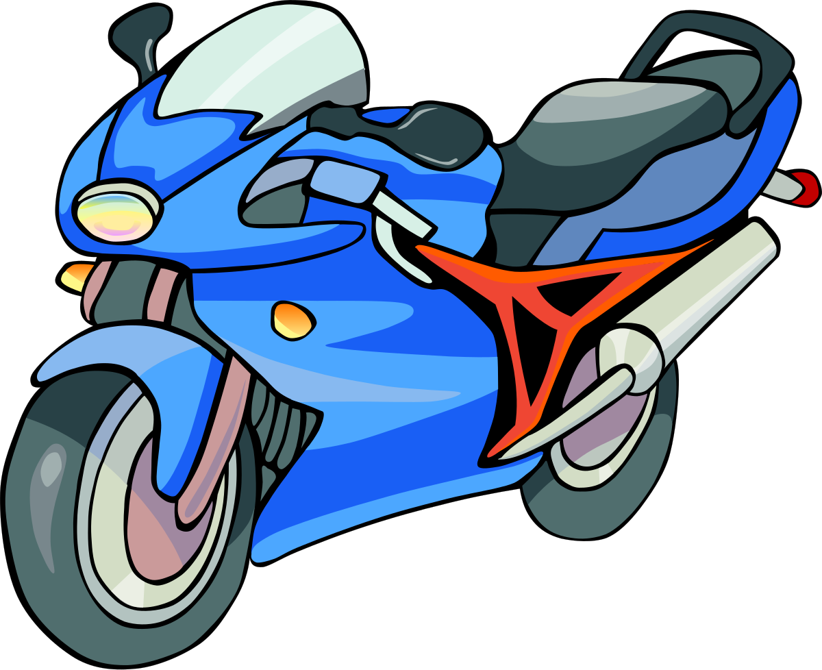 motor bike clipart